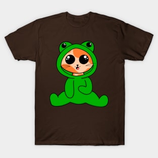 Leo The Cat Frog T-Shirt